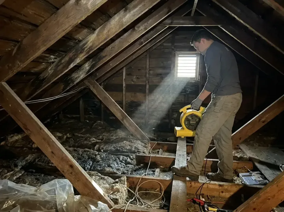 attic-water-damage-drying-proc-007 — frequently asked questions, Emergency Water Extraction & 24/7 Flood Response in Pratt,…